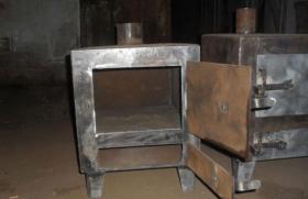 Самодельная металлическая печь для бани Полезные самоделки для бани